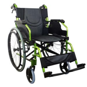 De Bologna opvouwbare rolstoel biedt een uitstekende prijs-kwaliteitverhouding. Het is comfortabel, veilig en zeer gemakkelijk te vervoeren.